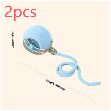 Electric Cat Toy Automatic Rolling Ball – Self-Entertainment with Bird Sound