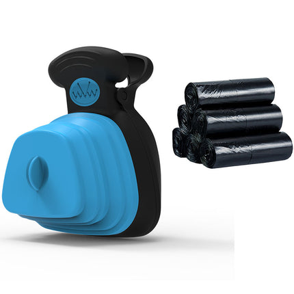 Super Design Folding Poop Picker – Compact Silicone Pet Waste Scooper with Bags