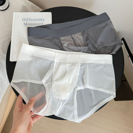 Men’s Mid-Waist Seamless Nylon Briefs