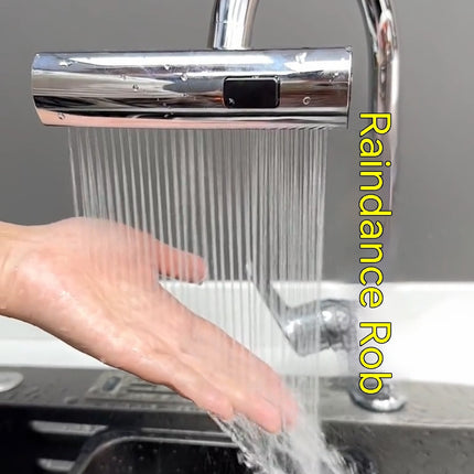 Kitchen Faucet Waterfall Bubbler – 360° Rotating Splash-Proof Nozzle