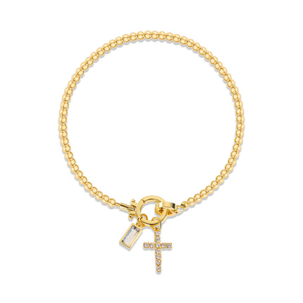 Women’s Stainless Steel Birth Month Initial Bracelet