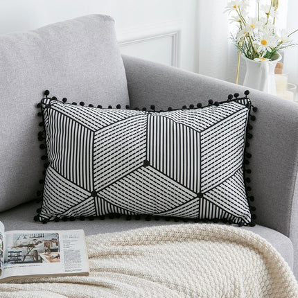 Bohemian Throw Pillow Cover – Decorative Cushion Case for Living Room