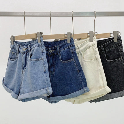 Women’s High-Waist Denim Shorts