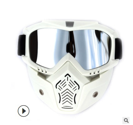 Tactical Protective Goggles – Reinforced PC Lens, Anti-Impact Riding & Motorcycle Helmet Eyewear