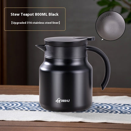 Classic Ceramic Tea Kettle – Elegant Teapot for Home or Office Use