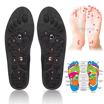 Medical Magnetic Insole Therapy – Orthopedic Sports Massage Foot Insoles for Weight Loss, Slimming, Acupressure & Anti-Fatigue