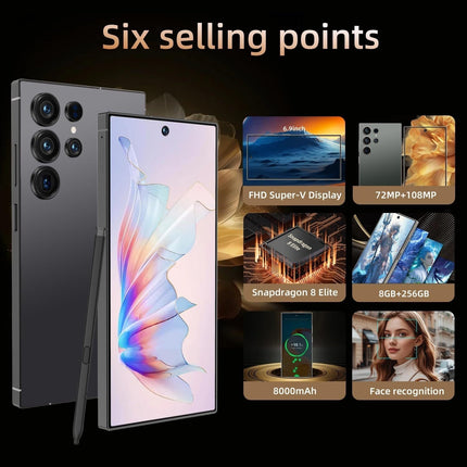 S24 Ultra Max 5G Unlocked Smartphone with Stylus Pen