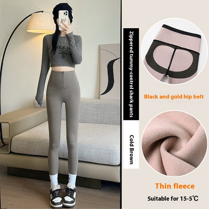 High-Waist Anti-Sag Thermal Leggings