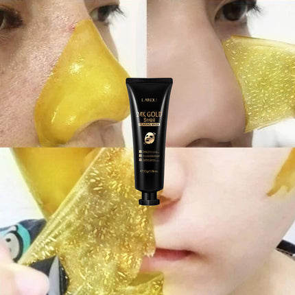50g Tearing Face Mask Set with Eyebrow Shaving Knife