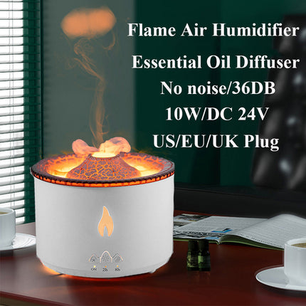VolcanoMist 350ML Flame Jellyfish Ultrasonic Diffuser