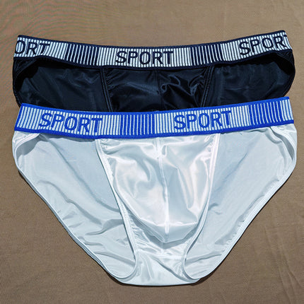Men’s Low-Waist Nylon Sports Briefs