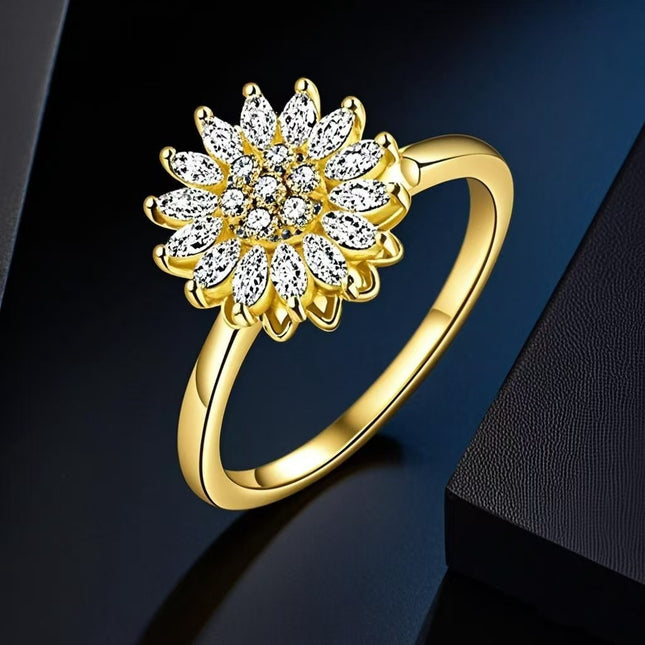 Sunflower Open Ring