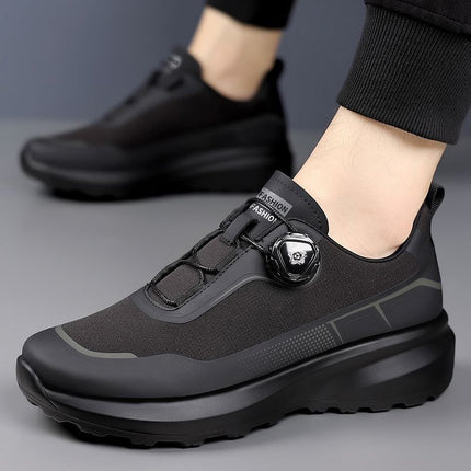 Thick Bottom Rotating Button Sneakers