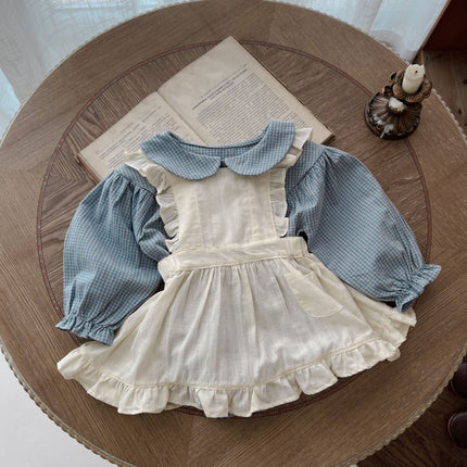 Girls Cotton Jumpsuit or Skirt – Long Sleeve Stylish Baby Outfit