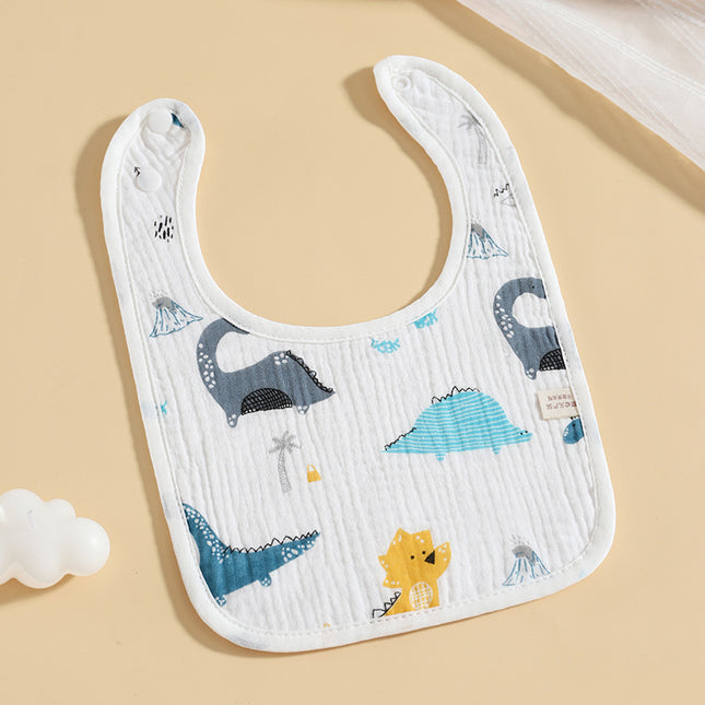 Waterproof Pure Cotton Baby Bib