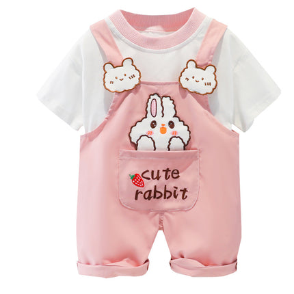 Baby Cartoon Strap Suit