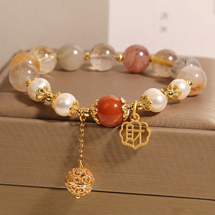 Women’s Crystal Pearl Bracelet