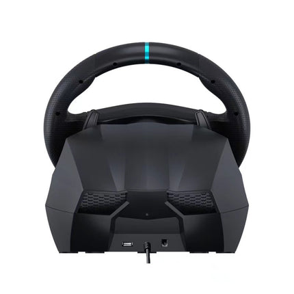 PXNV9 Racing Steering Wheel Set – USB Gaming Wheel with Pedals & Gear Shifter for PC/PS3/PS4/Xbox One/Switch