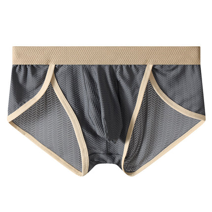 Men’s Breathable Nylon Briefs – Moisture-Wicking Low-Waist Underwear