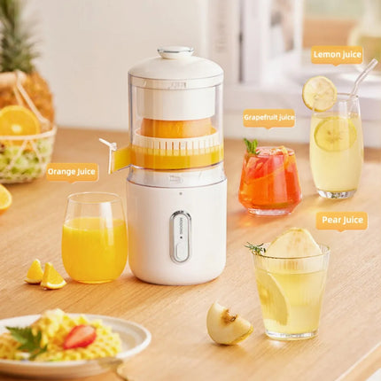 Portable USB Rechargeable Orange Juice Squeezer – Automatic Citrus Juicer (150ml)