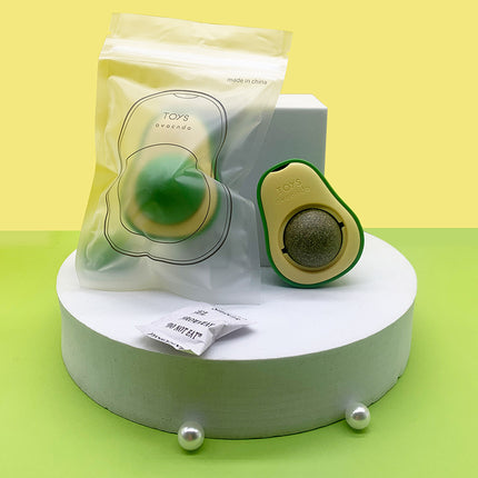 Avocado Peppermint Catnip Ball – Dental & Digestive Health Cat Toy