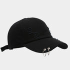 Adjustable Denim Sunshade Cap with Dome Crown