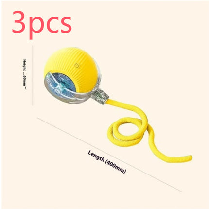 Electric Cat Toy Automatic Rolling Ball – Self-Entertainment with Bird Sound