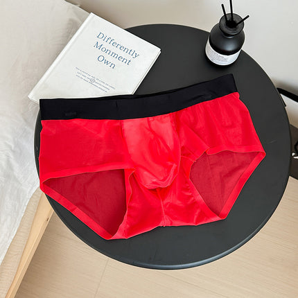 Men’s Mid-Waist Seamless Nylon Briefs