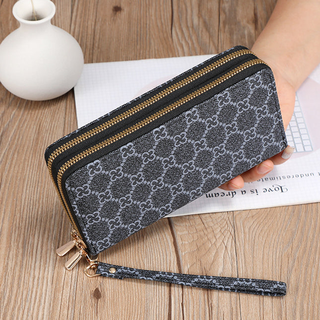 European Retro Printed PU Leather Handbag