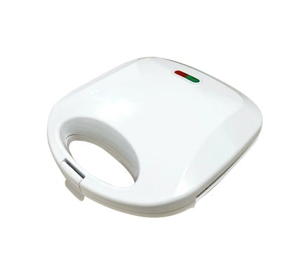 750W Double-Sided Sandwich Maker – Panini Press & Breakfast Grill (220V, White)