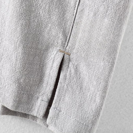 Men’s Breathable Cotton & Linen Casual Shirt