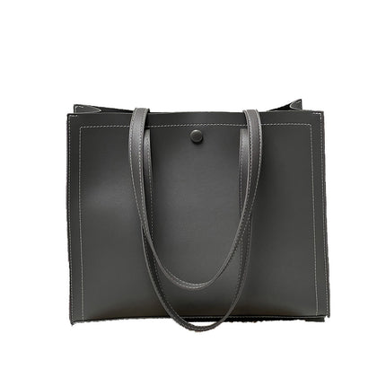 Retro Contrast Stitch Crossbody Bag