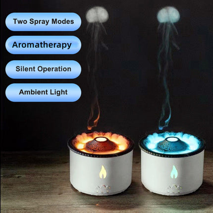 VolcanoMist 350ML Flame Jellyfish Ultrasonic Diffuser