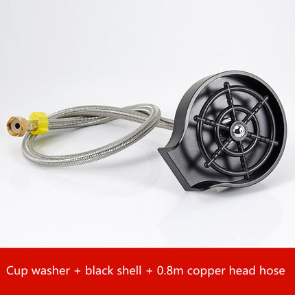 Automatic High-Pressure Bar Counter Cup Washer Faucet