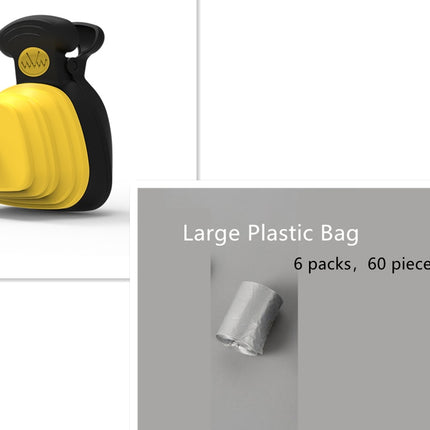 Super Design Folding Poop Picker – Compact Silicone Pet Waste Scooper with Bags