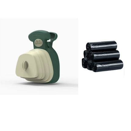 Super Design Folding Poop Picker – Compact Silicone Pet Waste Scooper with Bags