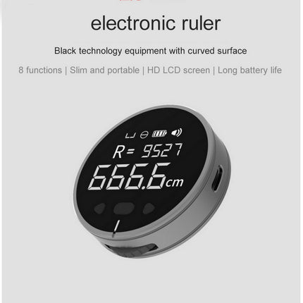 Electronic Measuring Ruler Tape Measure – High Precision Digital LCD Distance Measuring Instrument