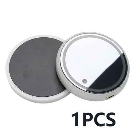 Colorful LED Car Cup Holder Coaster – Solar & USB Charging