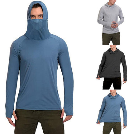 Men’s Quick-Dry Sun Protection Jacket – Lightweight Polyester Outdoor Wear